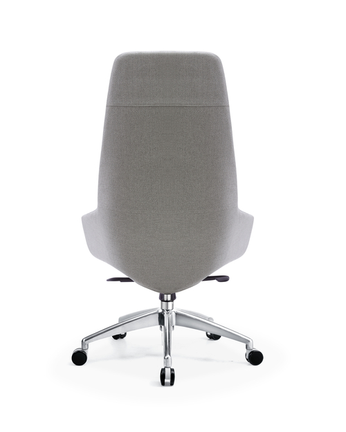 Кресло руководителя TopChairs Bow в ткани серый