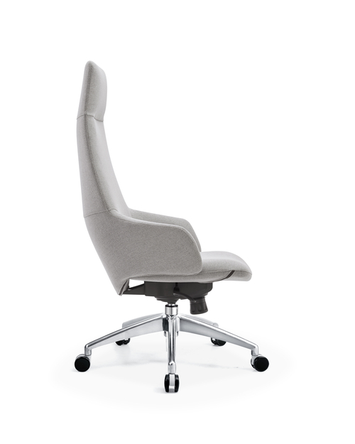 Кресло руководителя TopChairs Bow в ткани серый