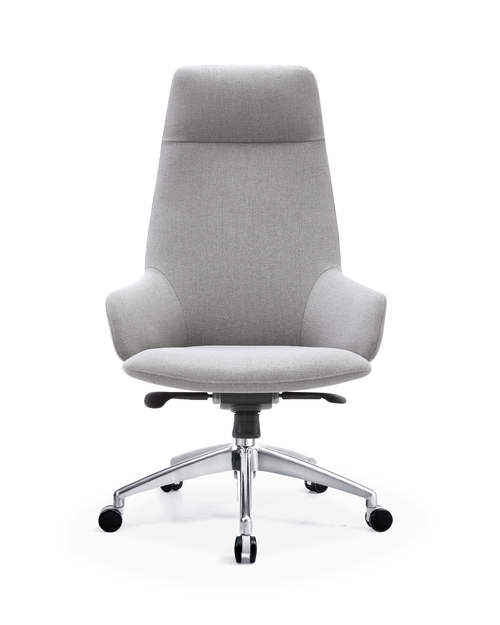 Кресло руководителя TopChairs Bow в ткани серый