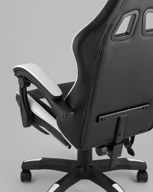 Кресло спортивное TopChairs MG-7019 черно-белый