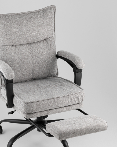 Кресло офисное TopChairs Relano светло-серый