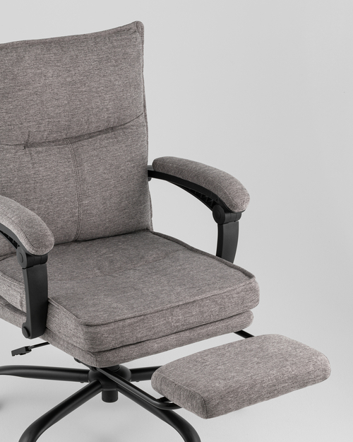 Кресло офисное TopChairs Relano тёмно-серый