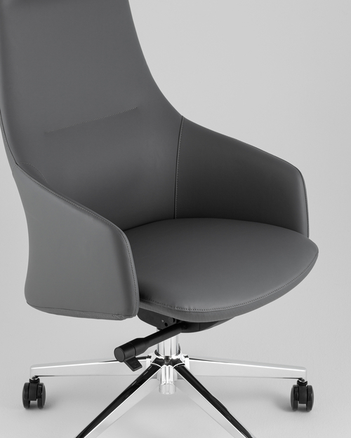 Кресло руководителя TopChairs Velaro серый