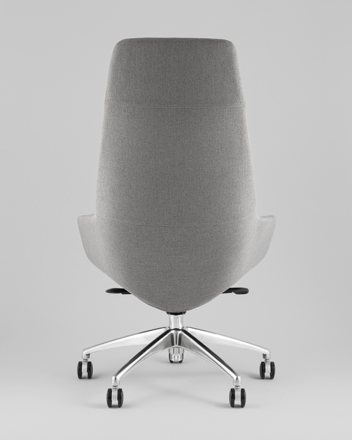 Кресло руководителя TopChairs Bow в ткани серый