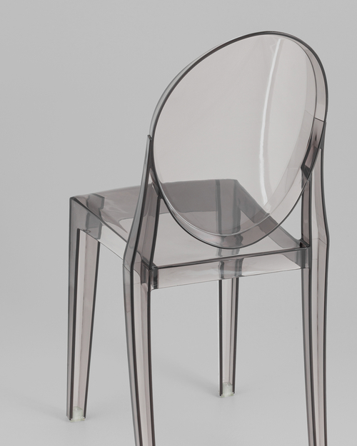 Стул Victoria Ghost New пластик черный прозрачный 4 шт.