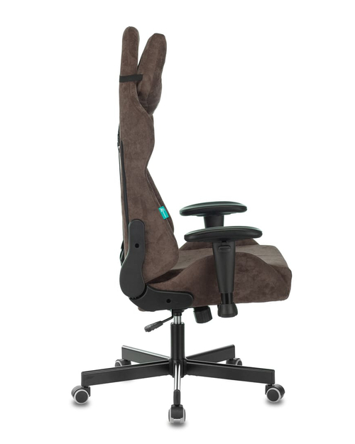Кресло игровое Бюрократ VIKING KNIGHT LT10 FABRIC коричневый