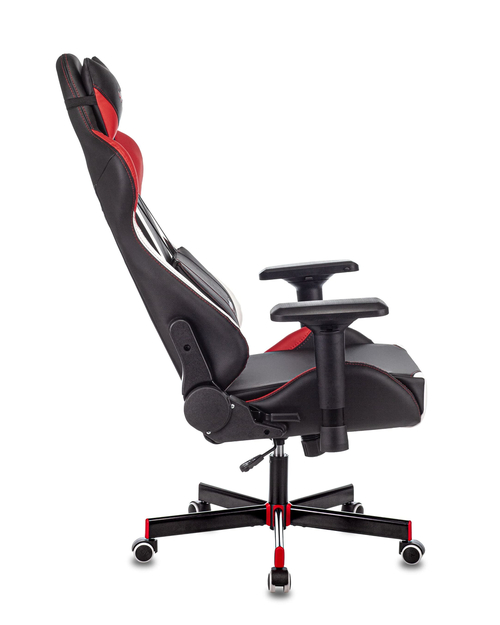 Кресло игровое Zombie VIKING TANK черный/красный/белый искусственная кожа с подголов. крестовина ме