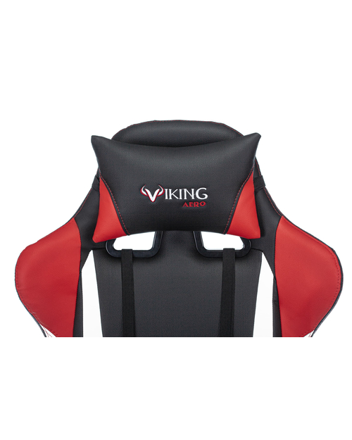 Кресло игровое Zombie VIKING TANK черный/красный/белый искусственная кожа с подголов. крестовина ме