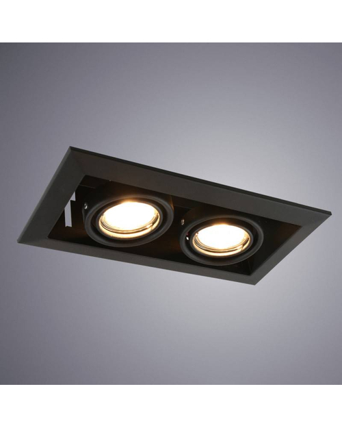 Точечный светильник Arte Lamp A5941PL-2BK Cardani Piccolo