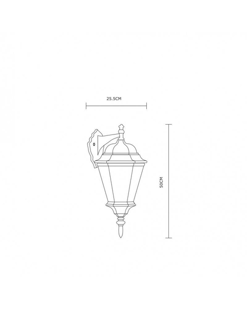 Уличный настенный светильник Arte Lamp A1204AL-1BN Genova
